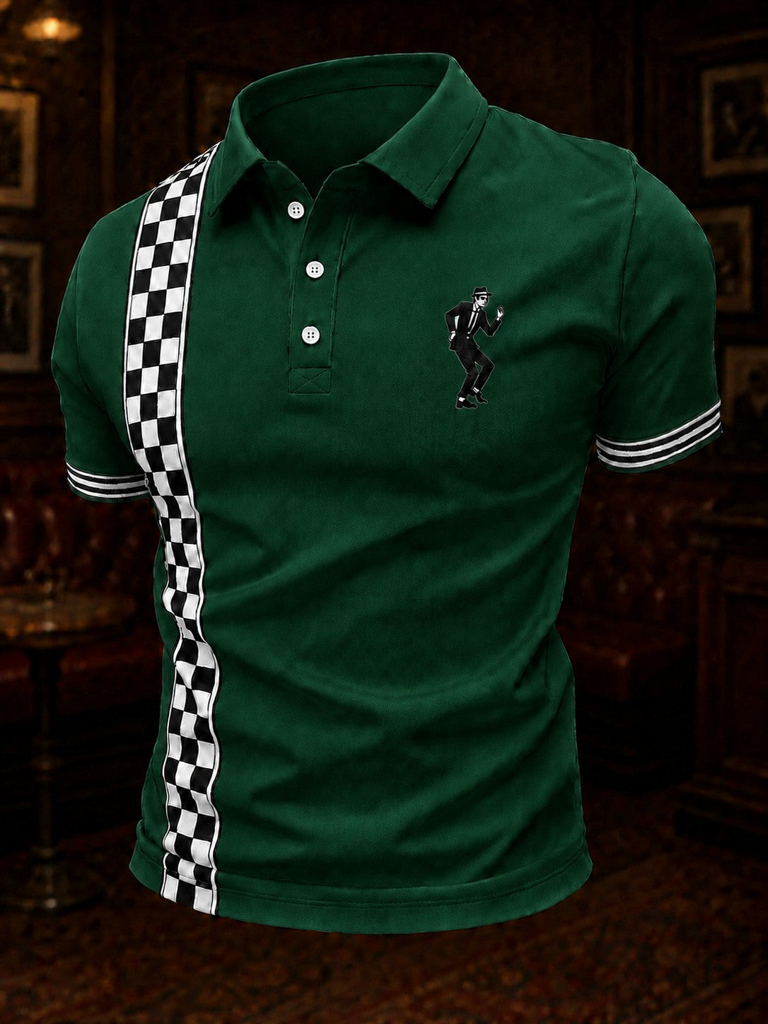 Men's Ska Revival Style Printed Shirt
