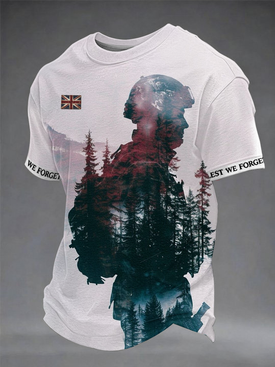 Men's Lest We Forget Short Sleeves T-shirt