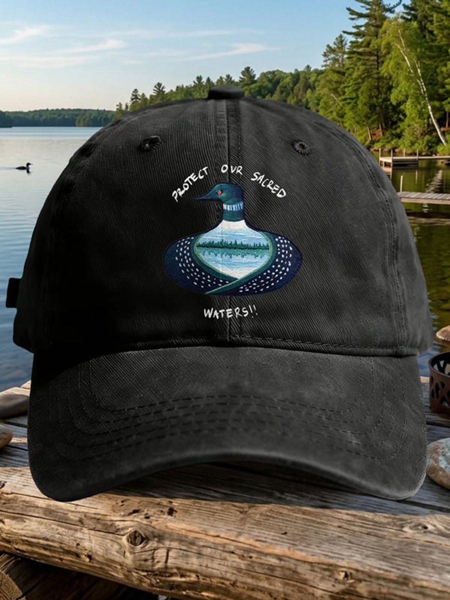Unisex Save The Boundary Waters Print Cap