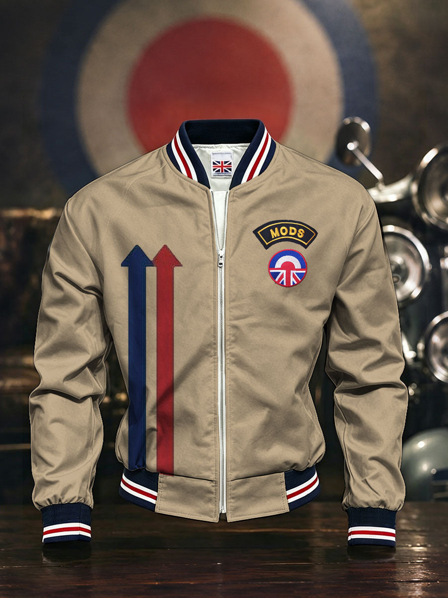 Men's Mods UK Music Lover Printed Monkey Jacket