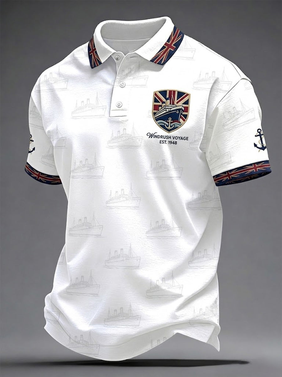 Men's Windrush Day Commemorate Printed Shirt