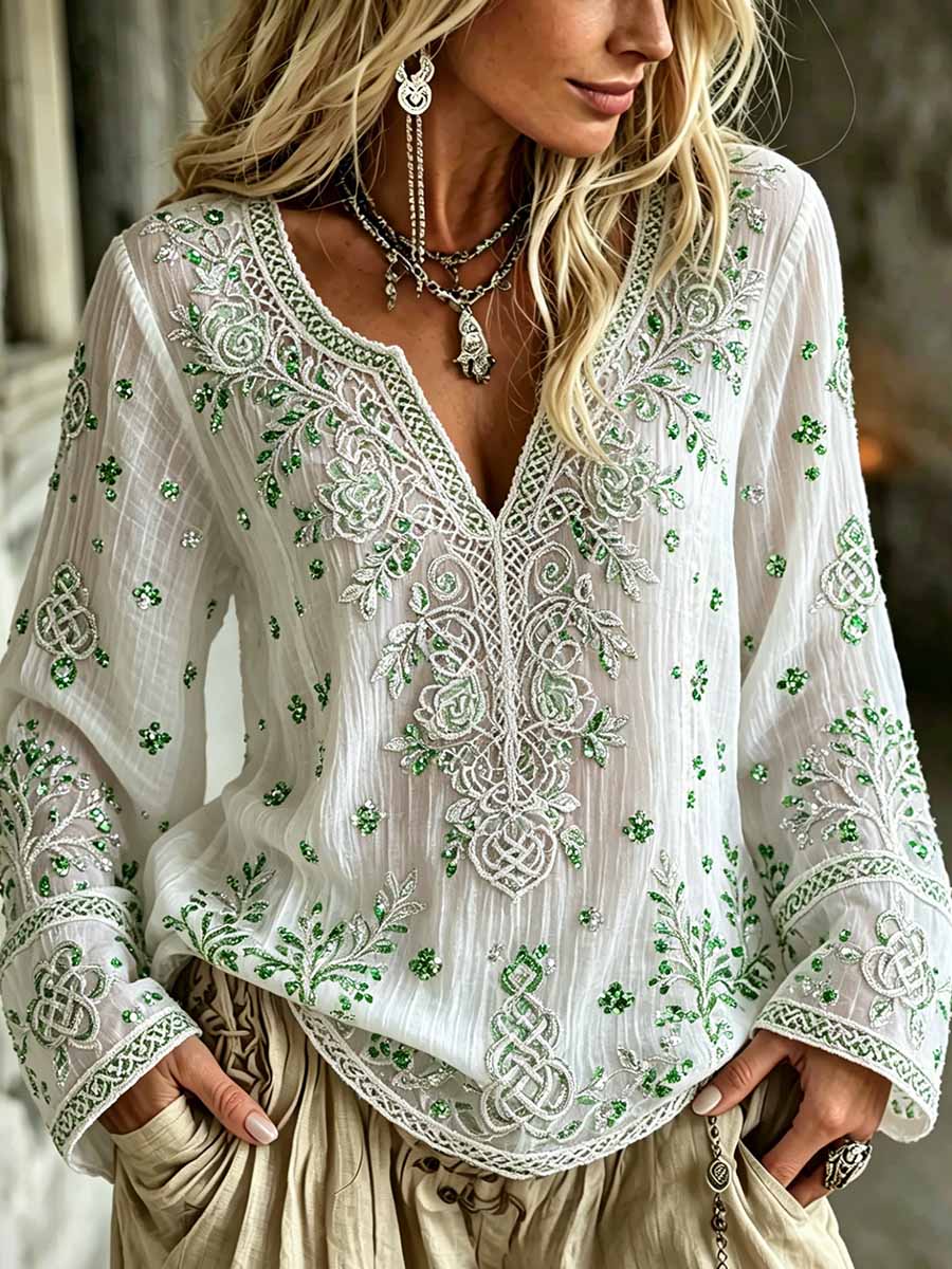 Women's Fashion Romantic Viking Print T-Shirt