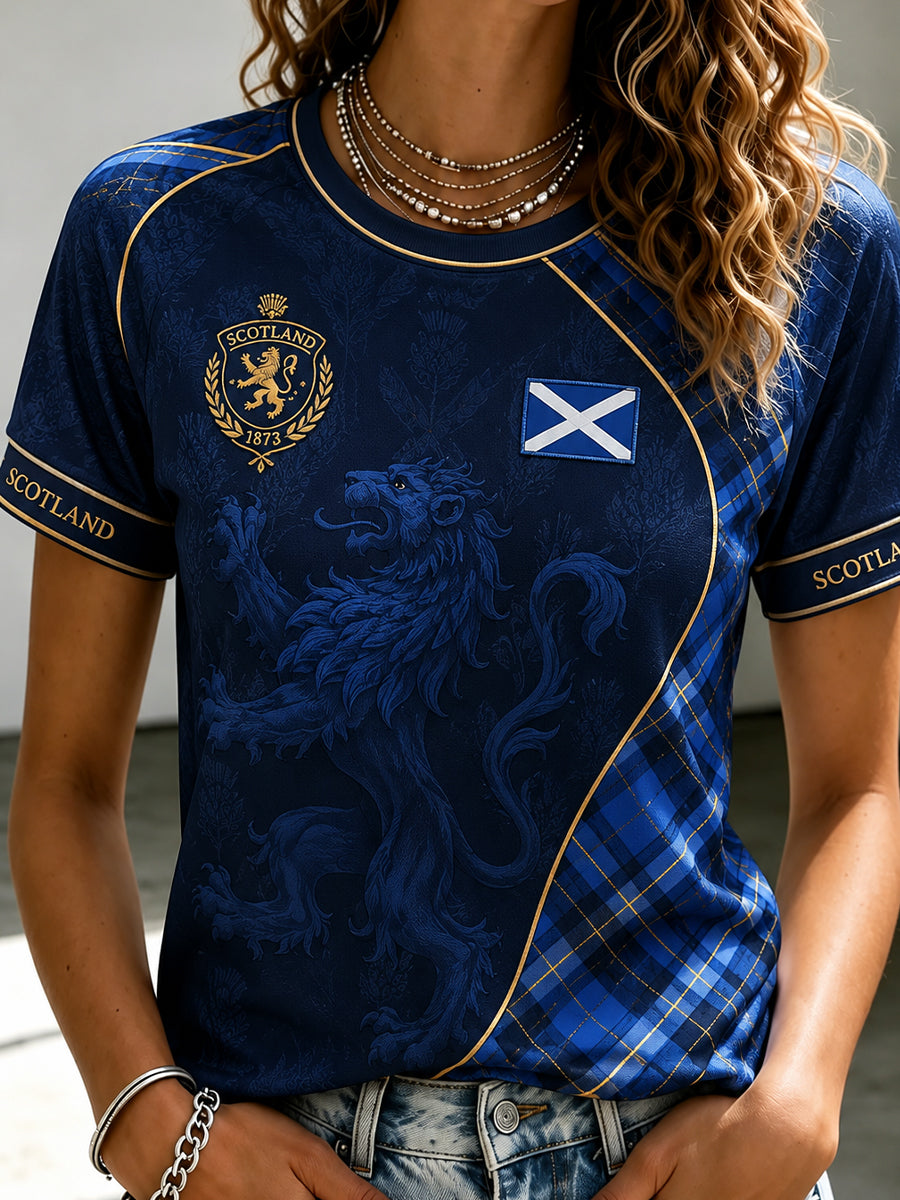 Women's Scotland Footabll Short Sleeve T-Shirt
