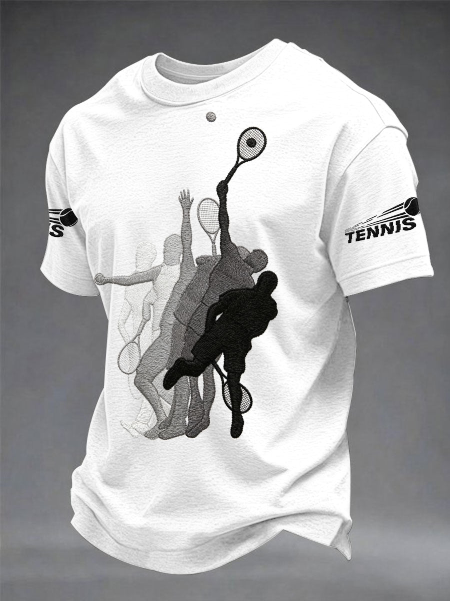 Men's Tennis Sports Unisex Casual T-shirt