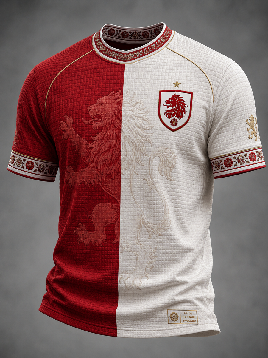 Men's UK Football Lover England Printed short sleeves t-shirt