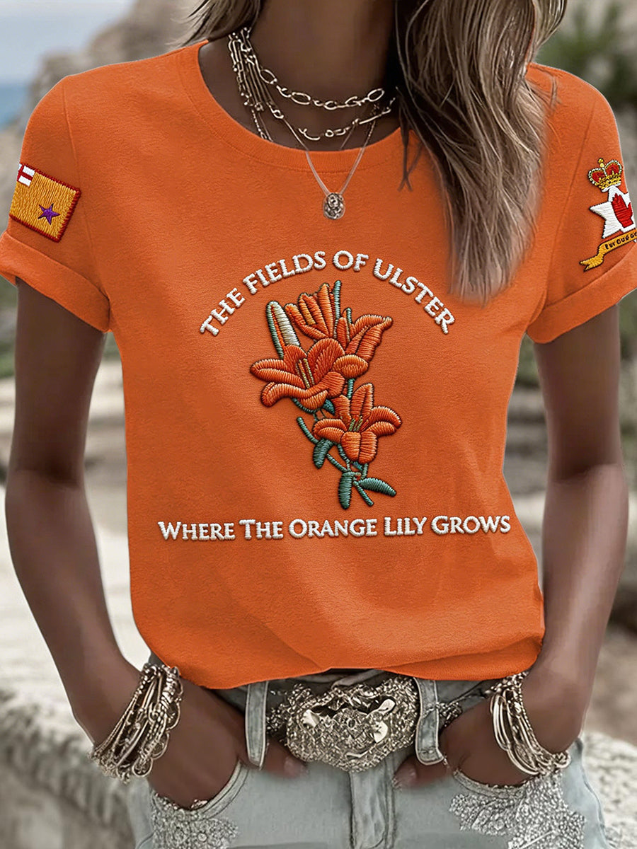 Women's 12th July Orangemen's Day Printed T-shirt