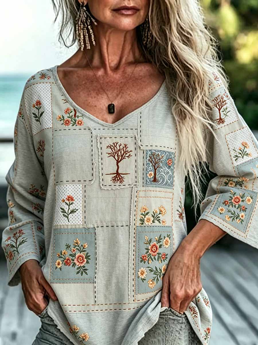 Women's Fashion Viking Art Print T-Shirt