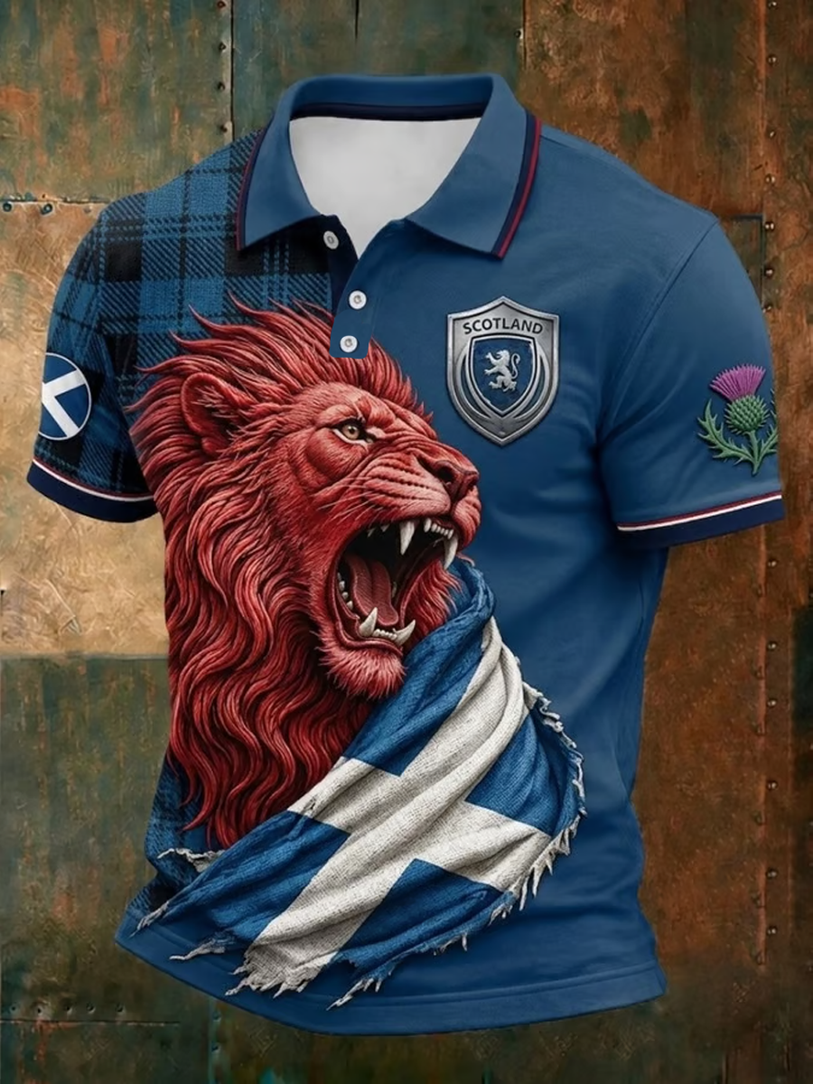 Men's Scotland Printed polo shirt