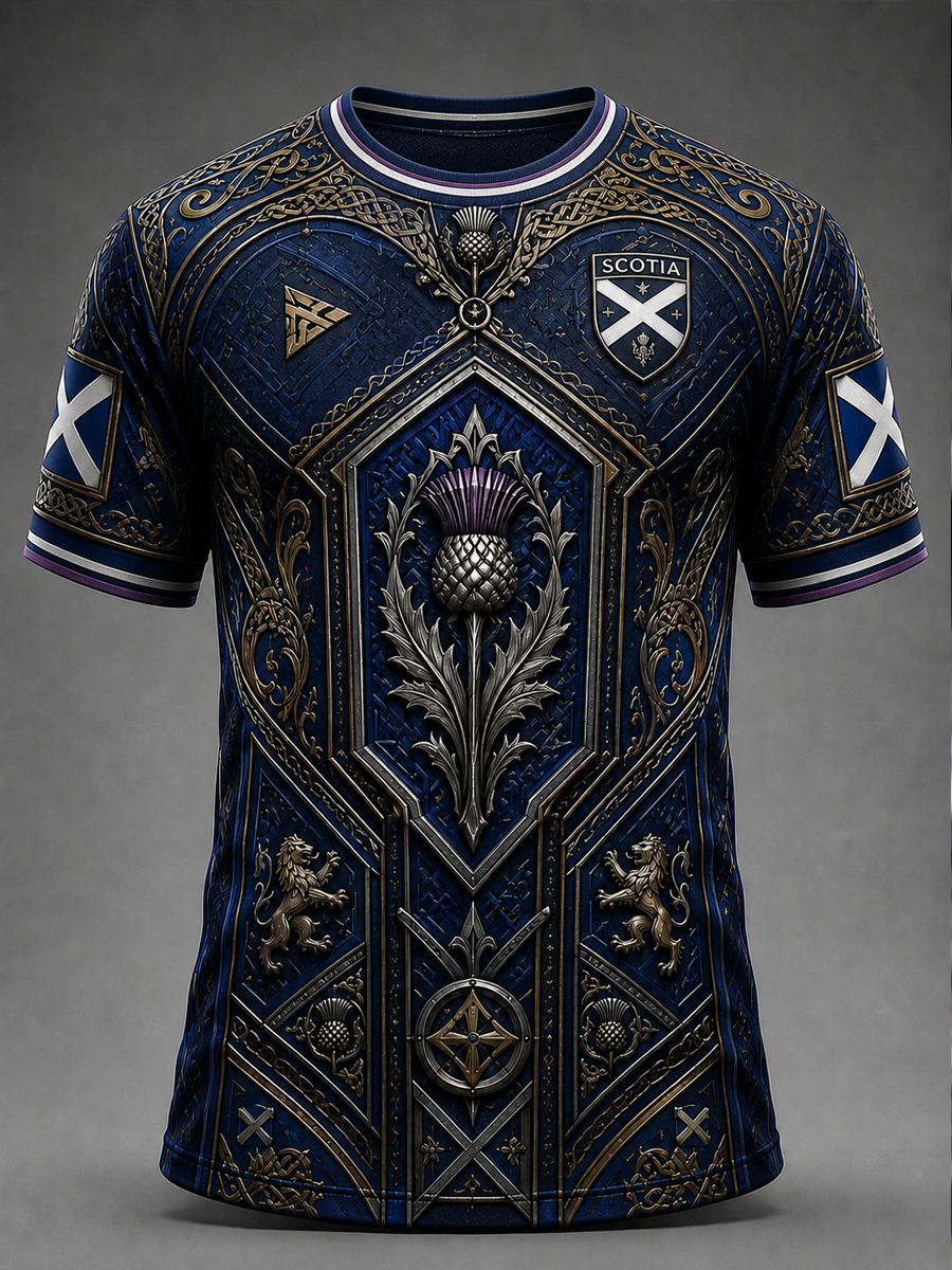 Men's Scotland Printed short sleeves t-shirt