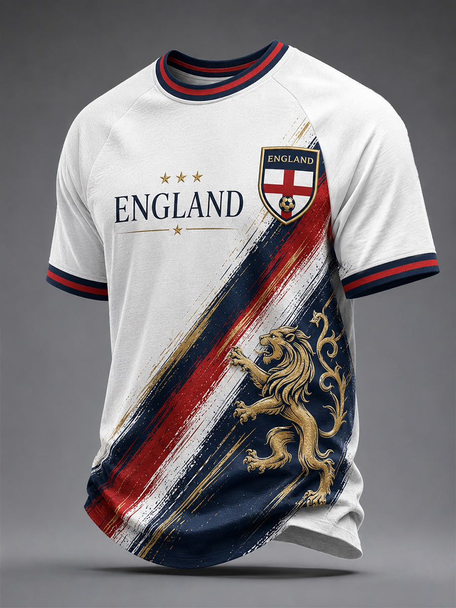 Men's Gift For Football Fans Print Casual Tee