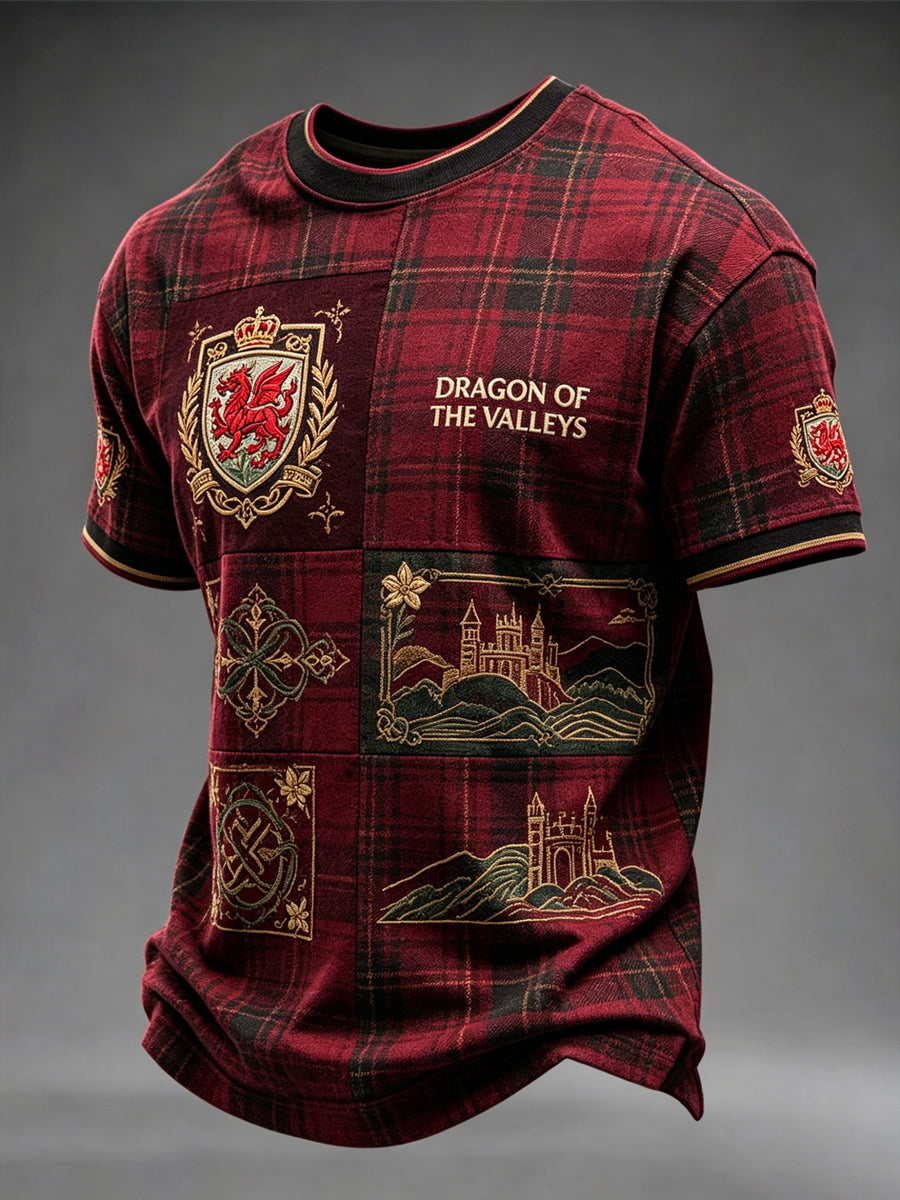 Men's Welsh Dragon Printed T-shirt