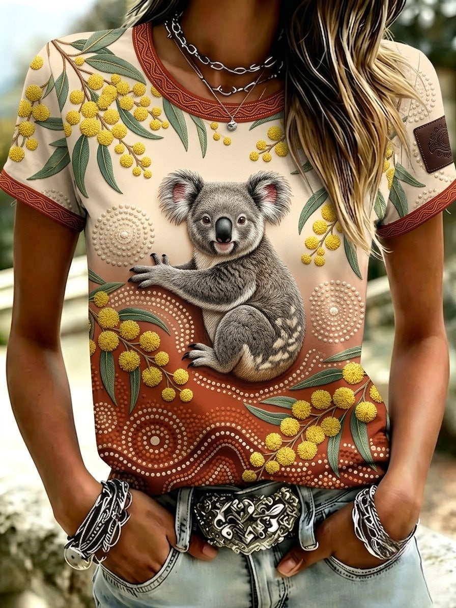 Women's Naidoc Week Art Print Short-Sleeve T-Shirts
