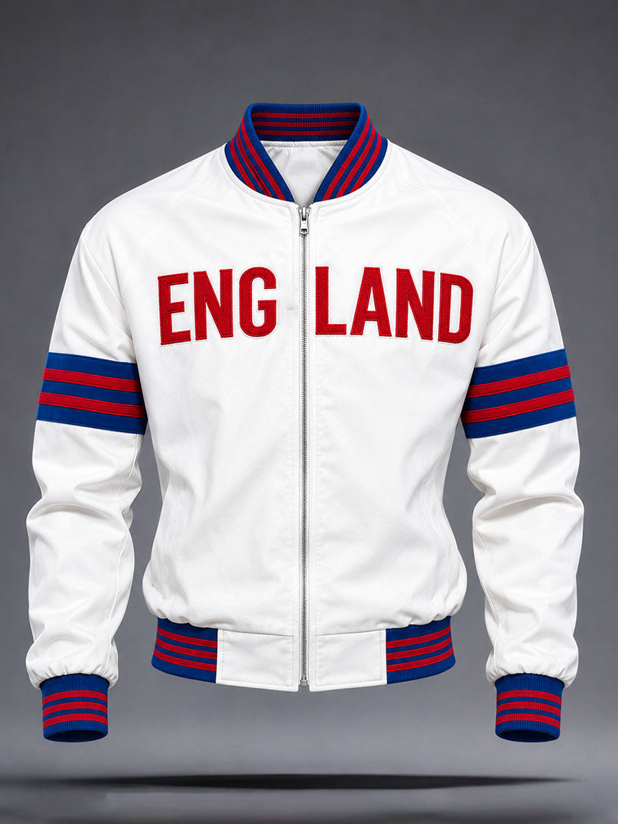Men's England Football Lover Legend King Kev Rip Printed Jacket