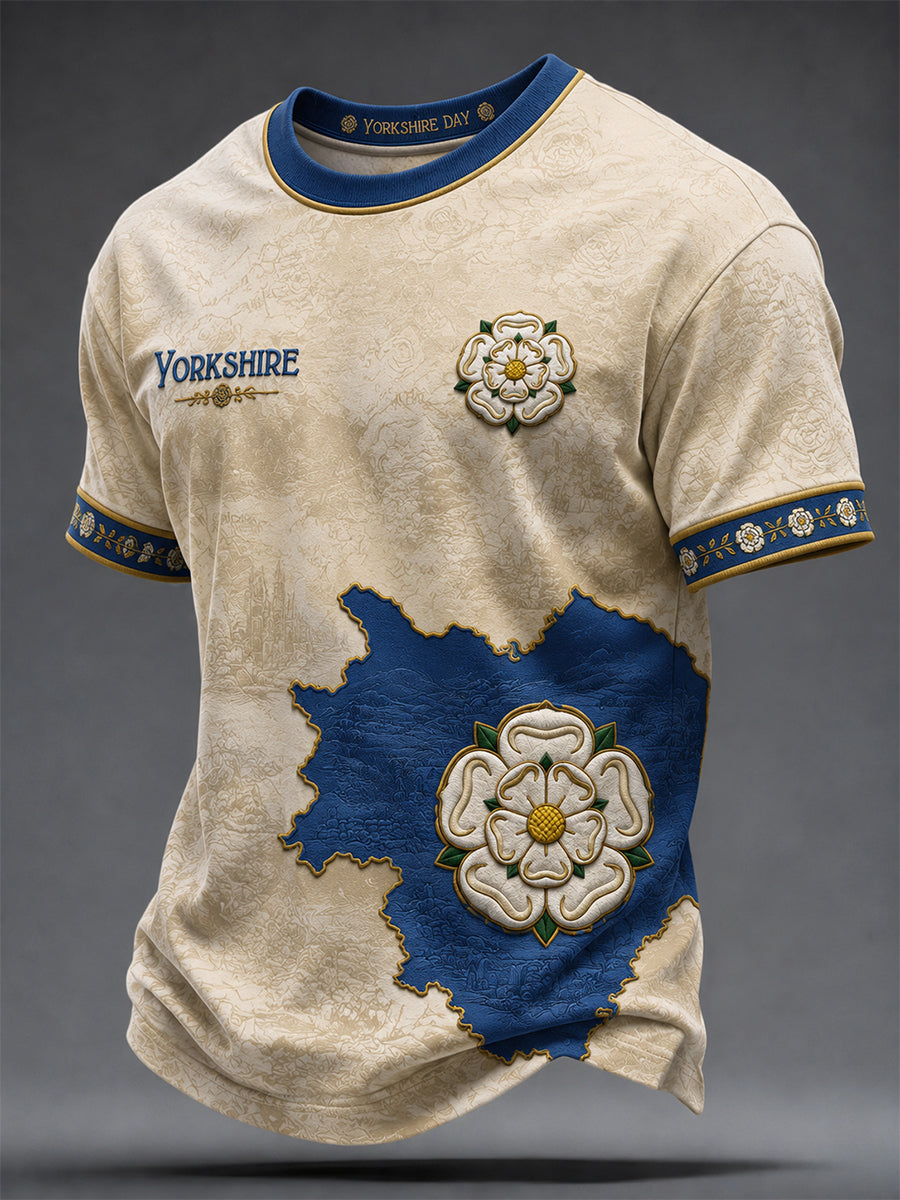 Men's Yorkshire England Short Sleeves T-Shirt