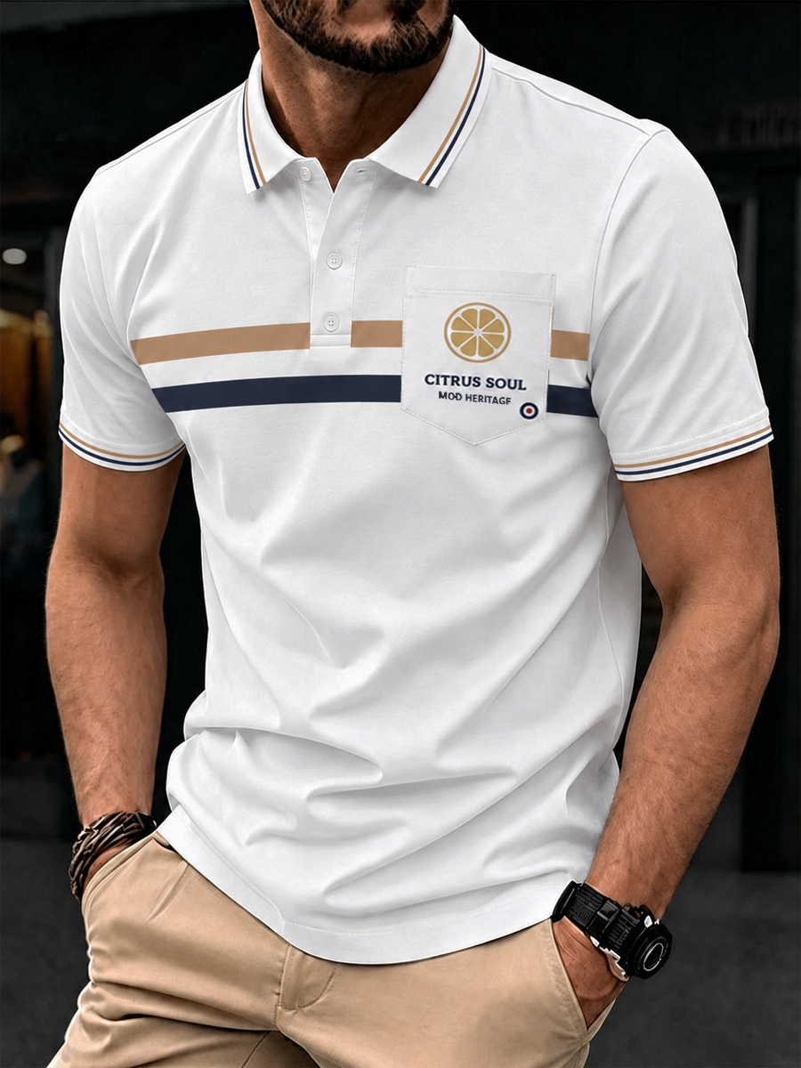 Men's Modern Culture Lover Printed polo shirt