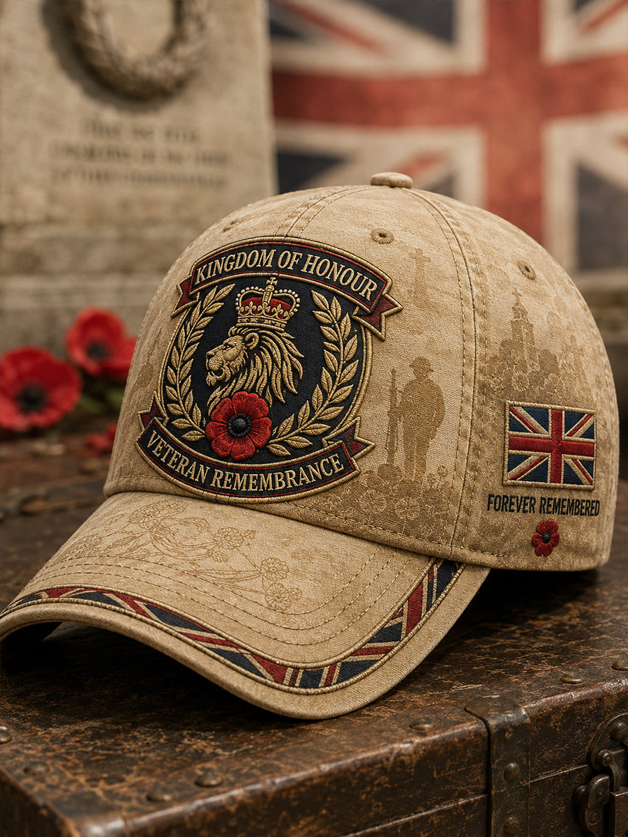 Unisex British Veterans' Memorial Hat