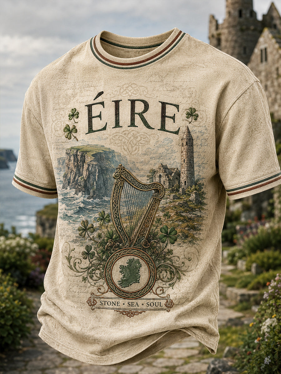 Men's Irish Patriotic Short Sleeve Shirt