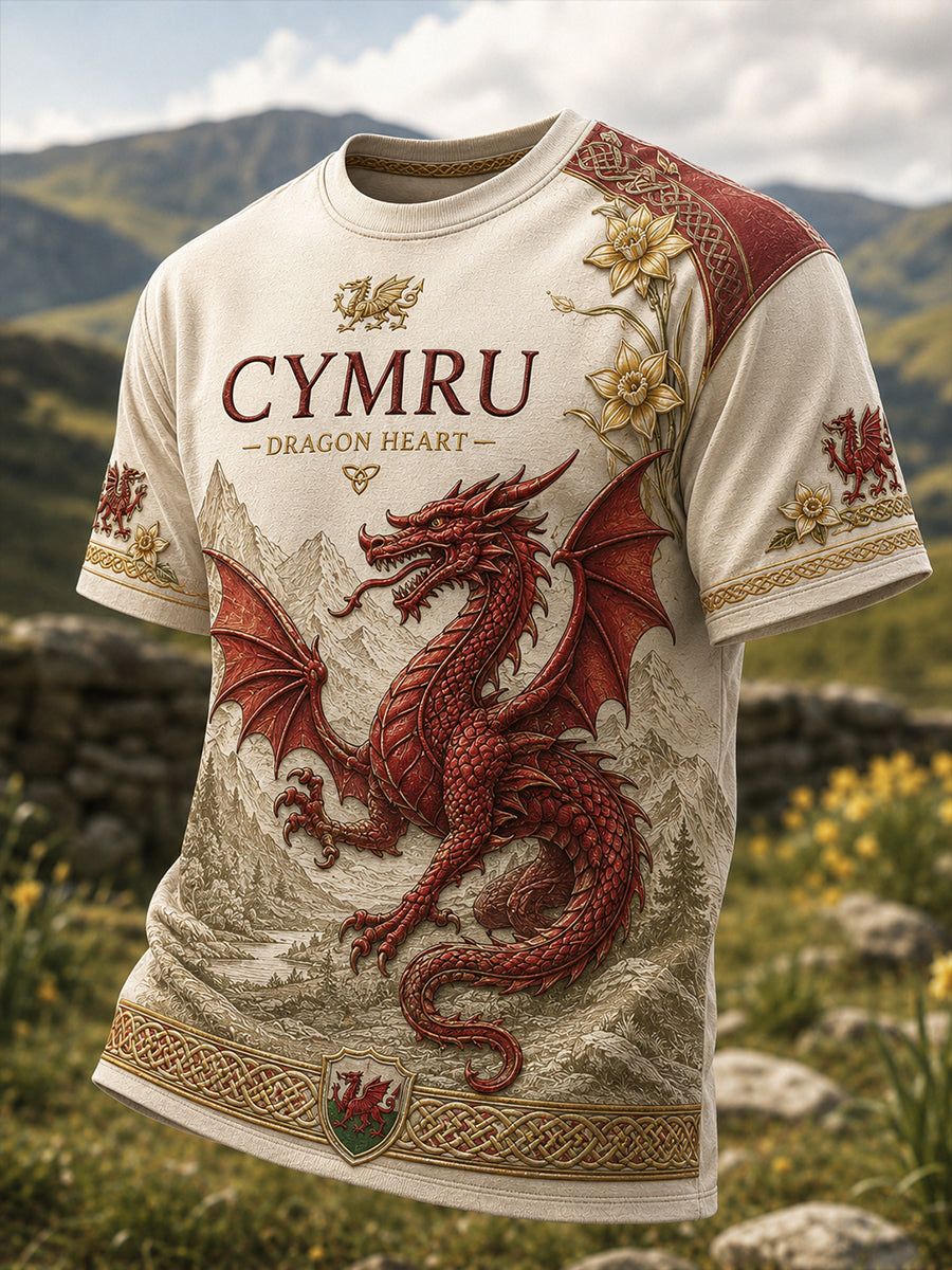 Men's Wales Short Sleeves T-Shirt