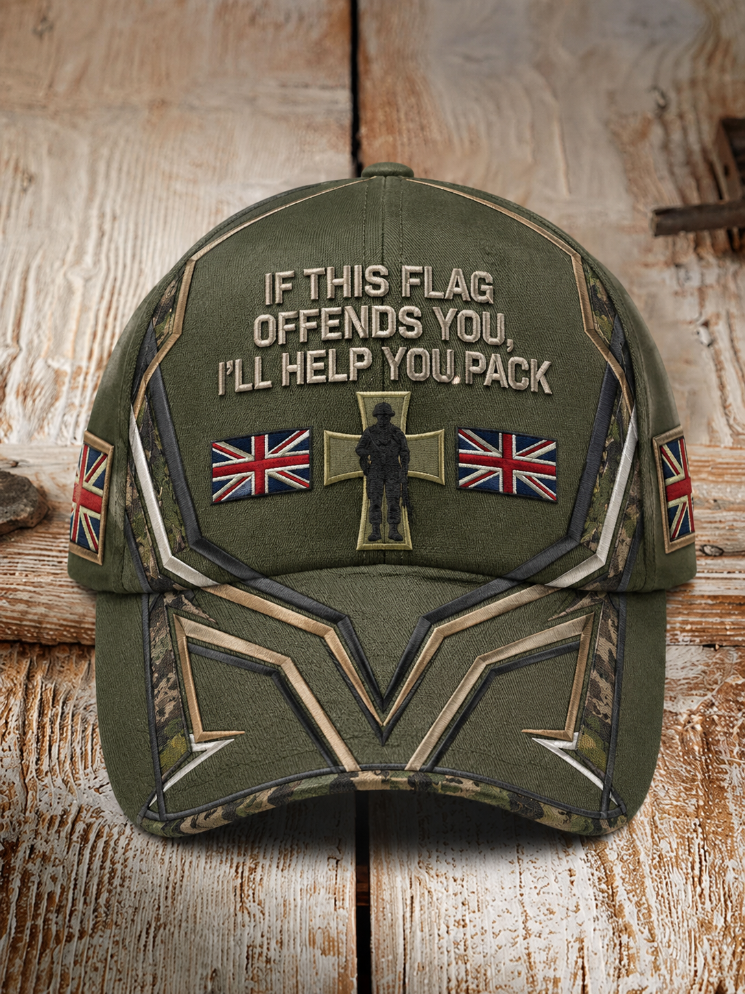 Unisex IF THIS FLAG OFFENDS YOU I'LL HELP YOU PACK Hat