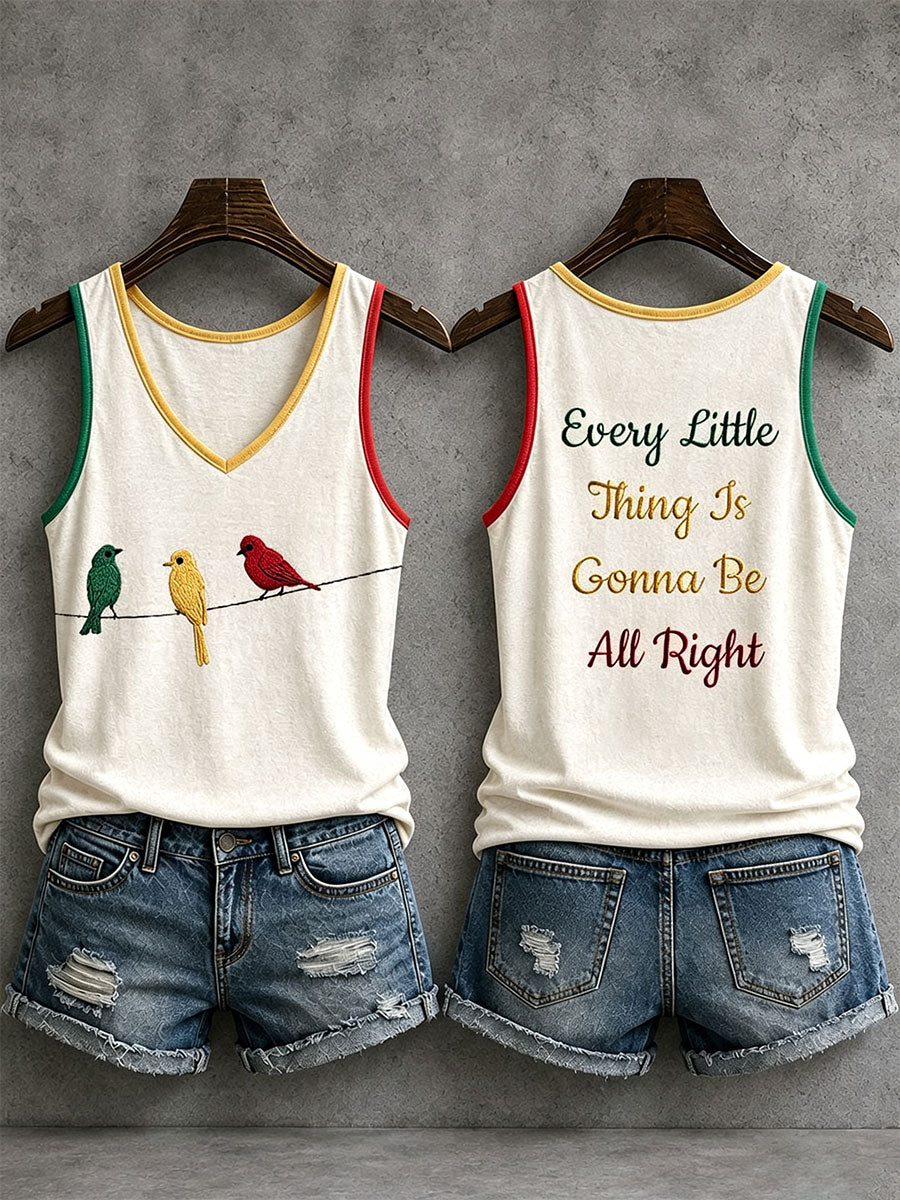 Women's Every Little Thing Is Gonna Be All Right Tank Top