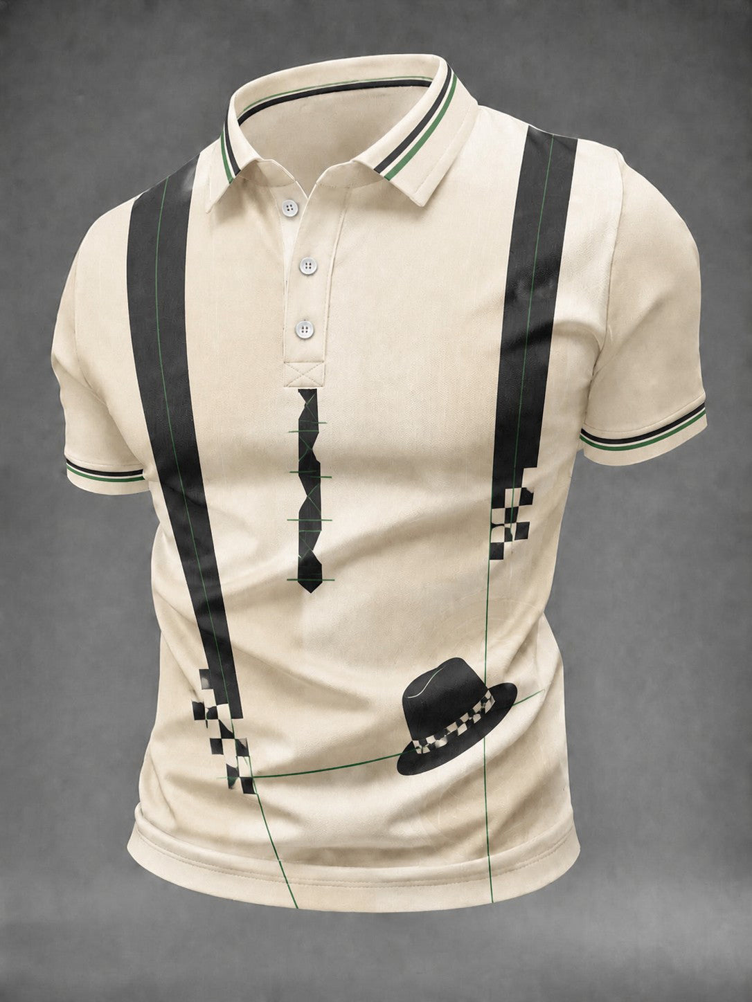 Men's Ska Revival Style Printed Shirt