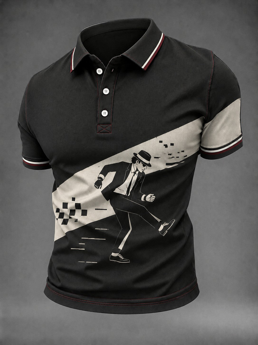Men's Ska Revival Style Printed Shirt