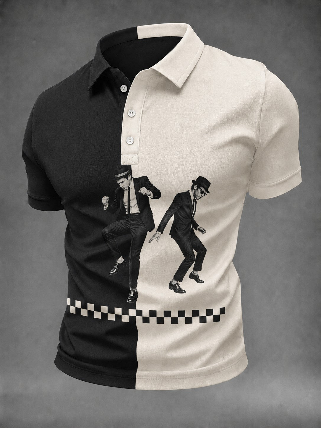 Men's Ska Revival Style Printed Shirt