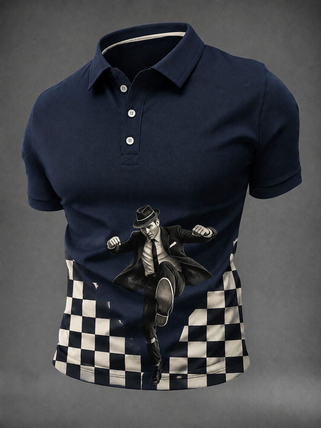Men's Ska Revival Style Printed Shirt