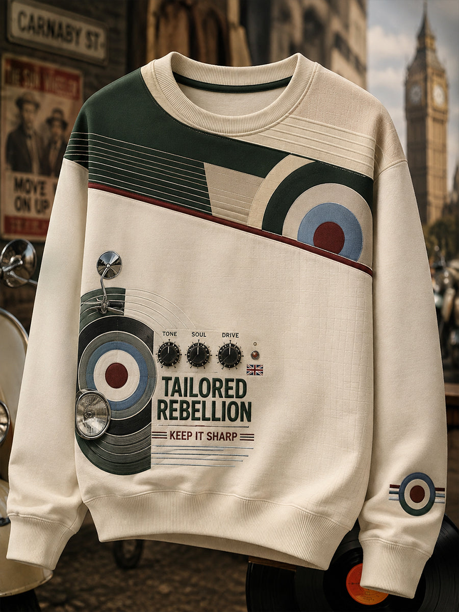 Women's Paul Weller And British Mod Culture Round Neck Long Sleeve T-Shirt