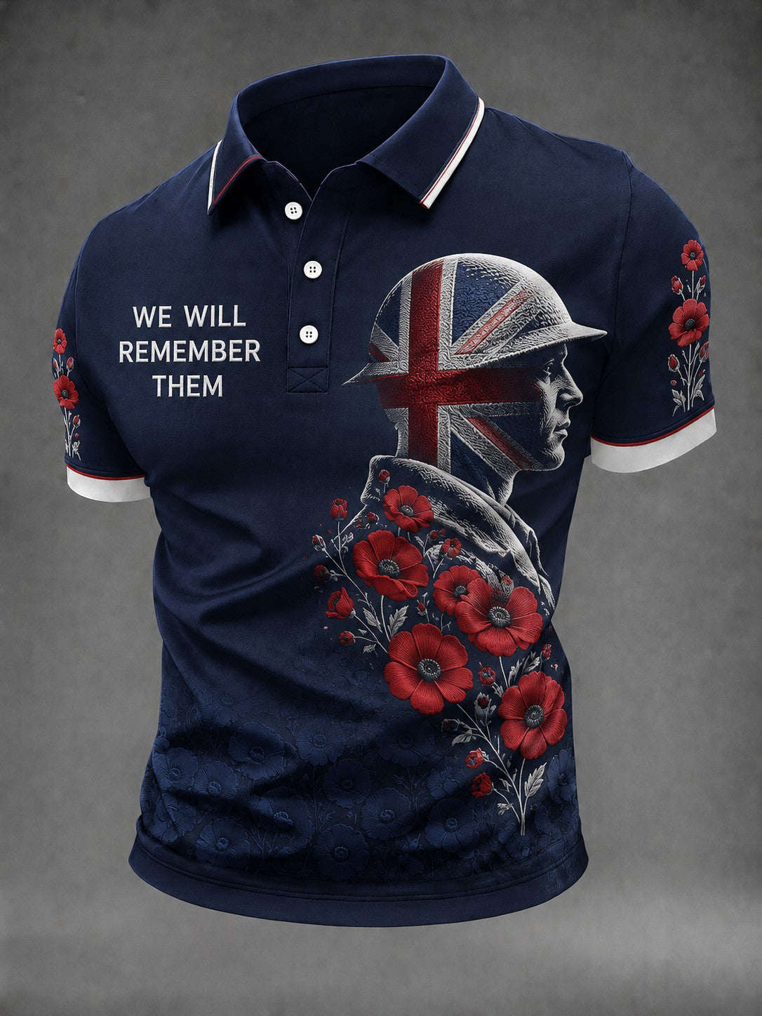 Men's WE WILL REMEMBER THEM Printed Shirt
