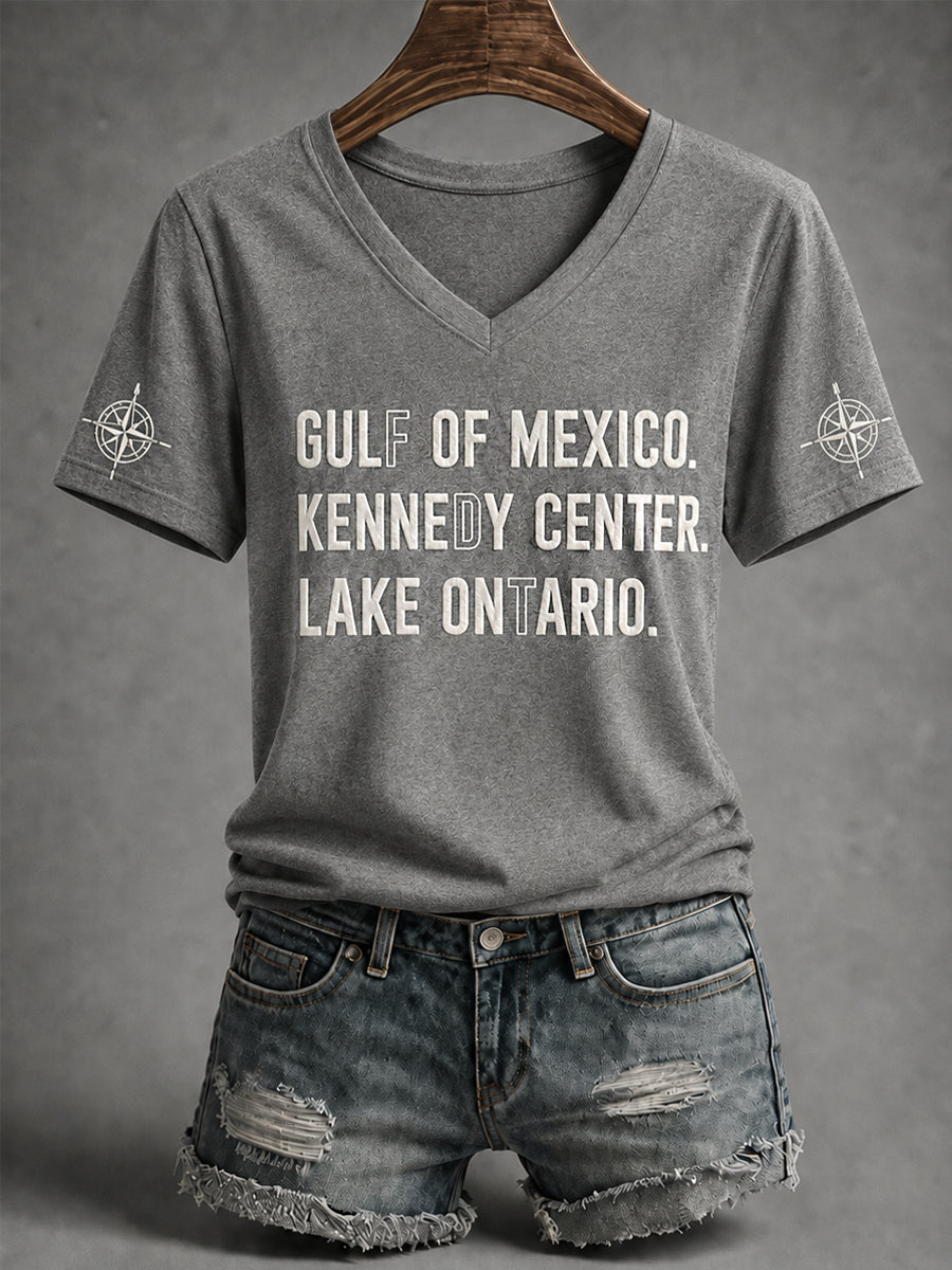 Women's Lake Ontario Always And Forever V-Neck Tee