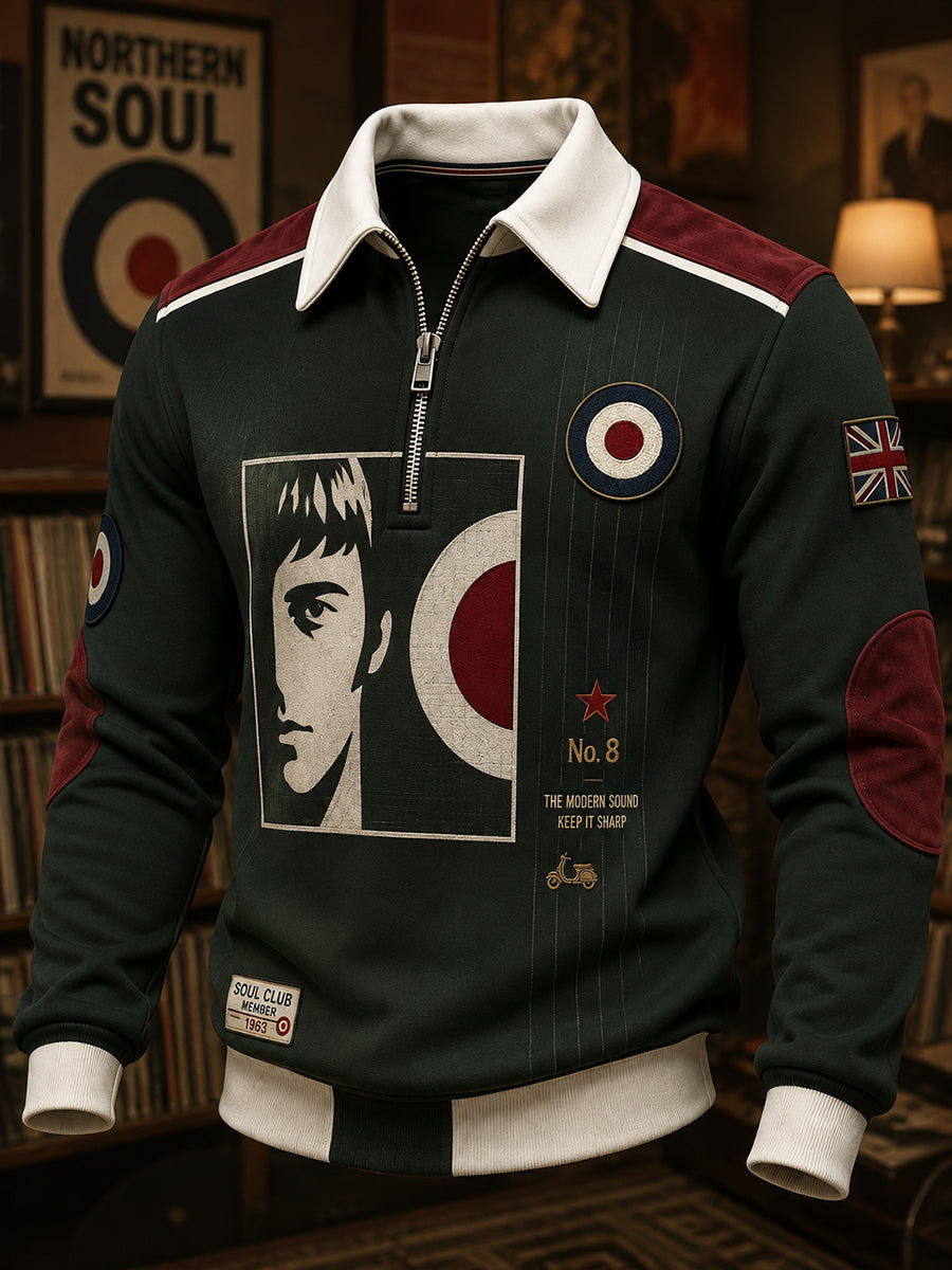Men's Paul Weller And British Mod Culture Long Sleeve T-Shirt