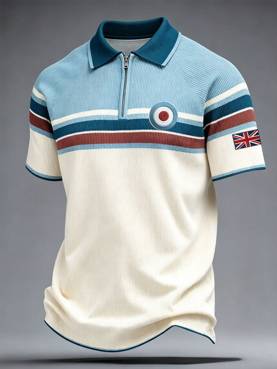 Men's UK Music Lover Mods Art Printed Casual Tops