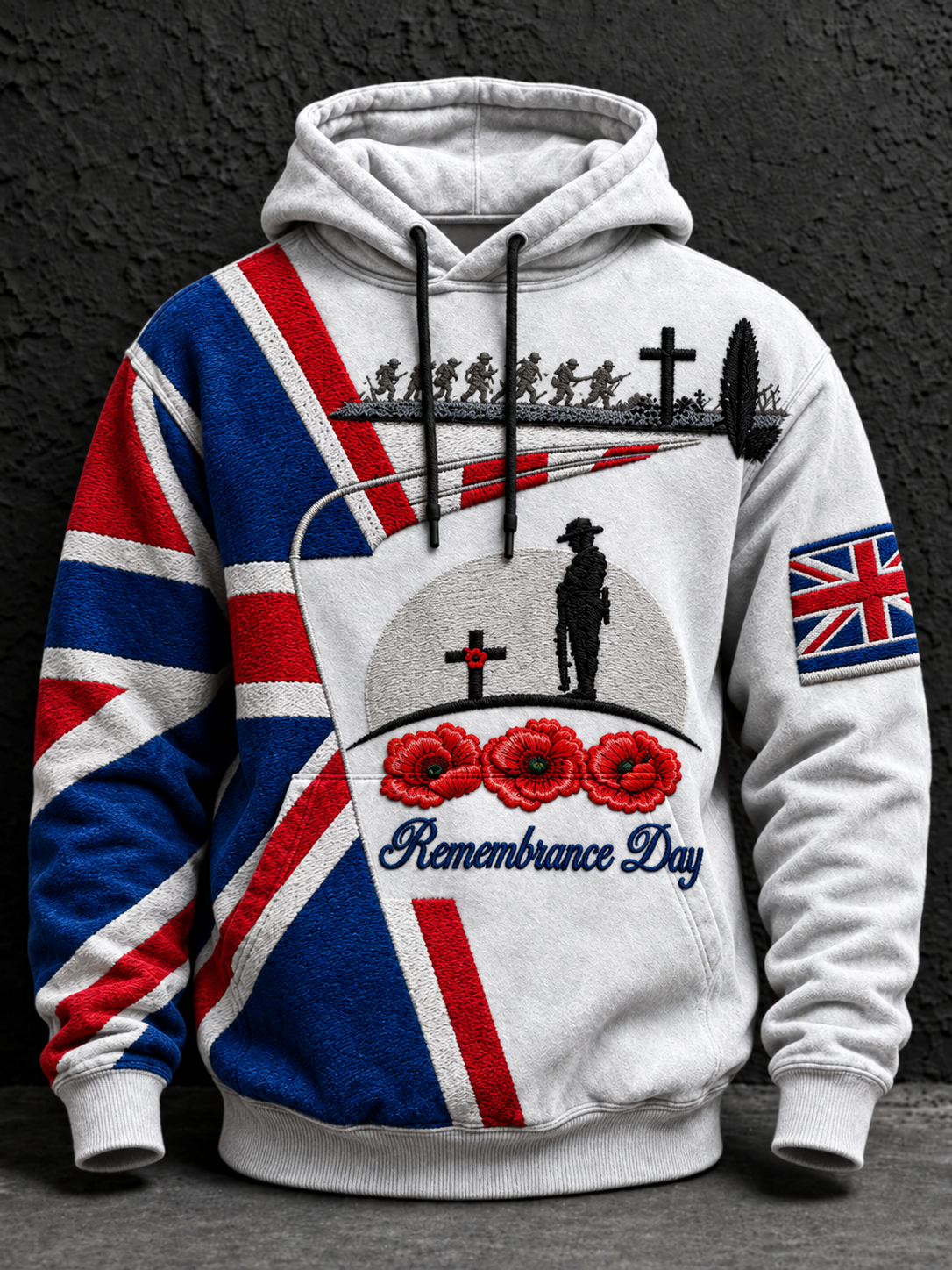 Men's Remembrance Day Lest We Forget Hoodie