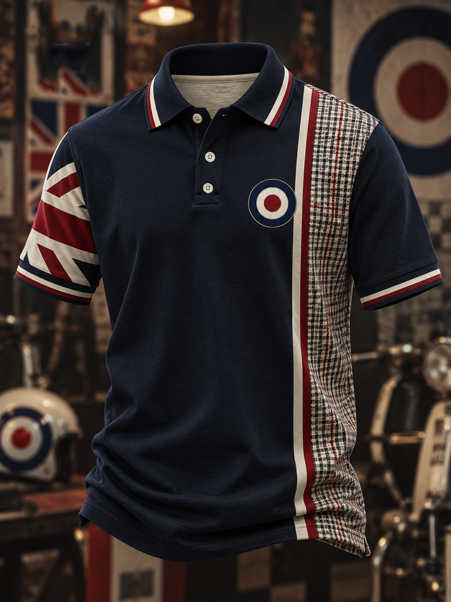 Men's Mods Culture UK Music Lover Printed polo shirt