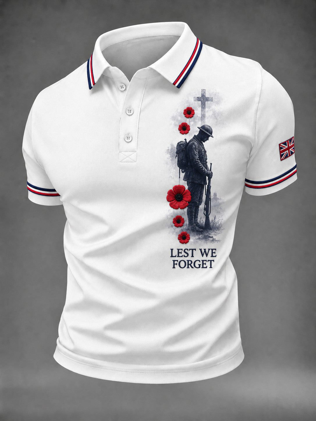 Men's Lest We Forget Printed Shirt