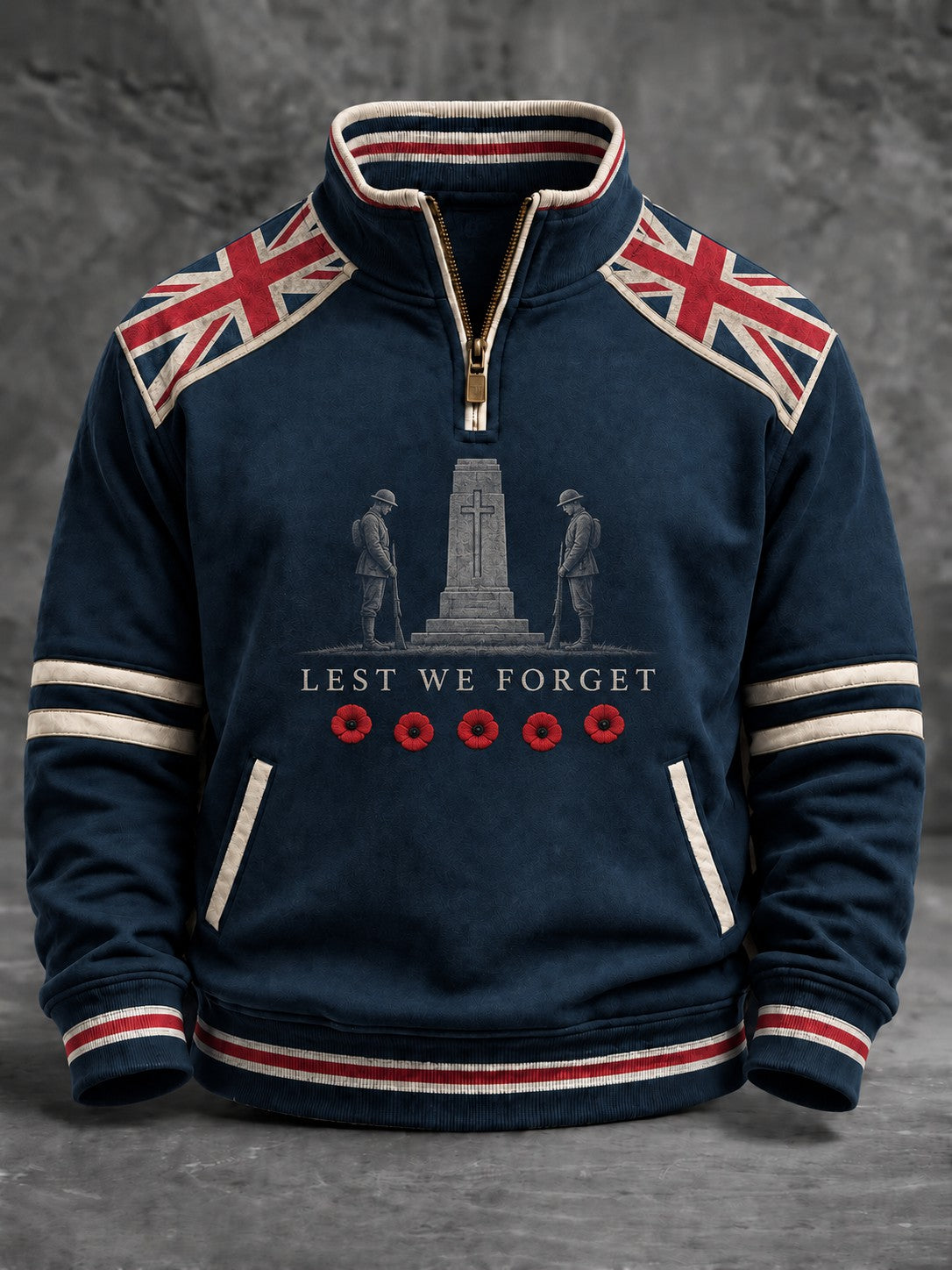 Men's Lest We Forget Printed Sweatshirt