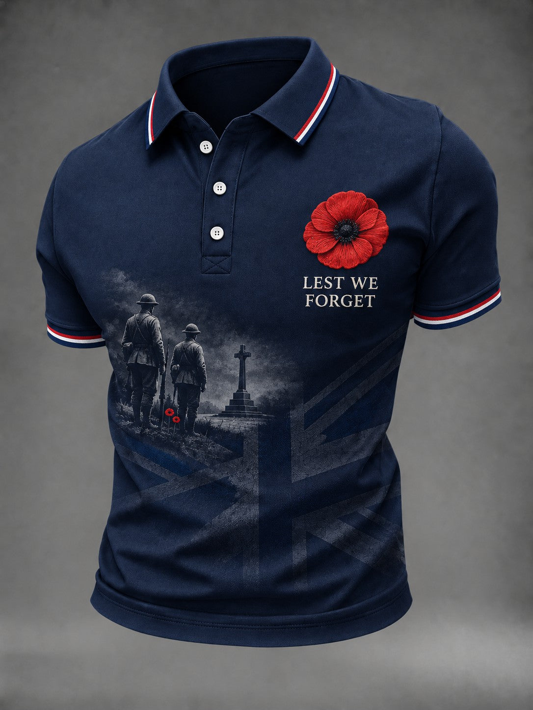 Men's Lest We Forget Printed Shirt