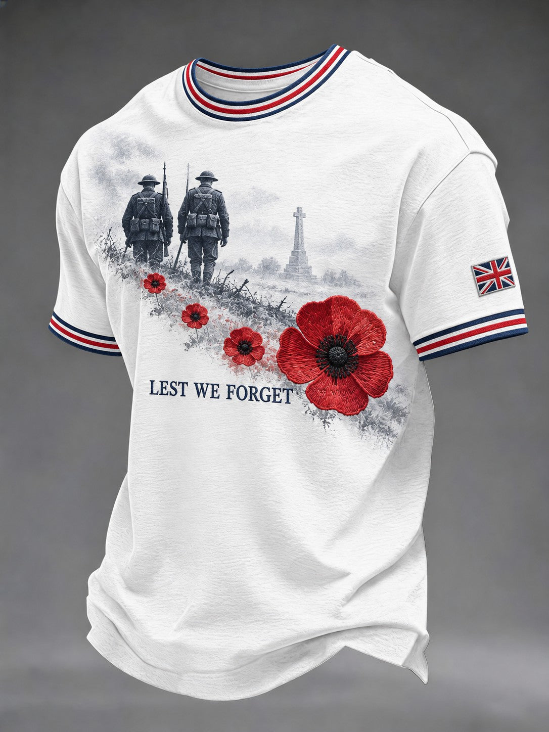 Men's Lest We Forget Printed T-shirt