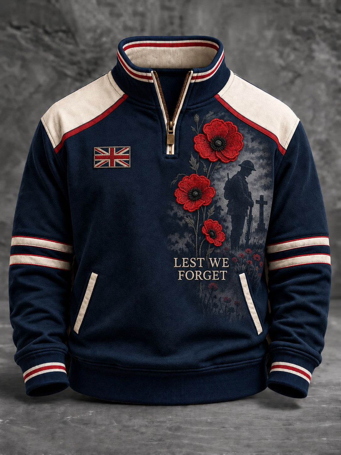 Men's Lest We Forget Printed Sweatshirt