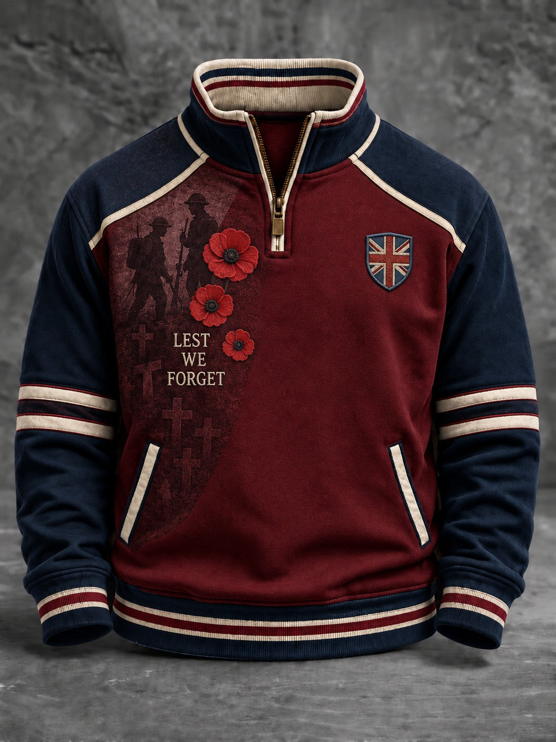 Men's Lest We Forget Printed Sweatshirt