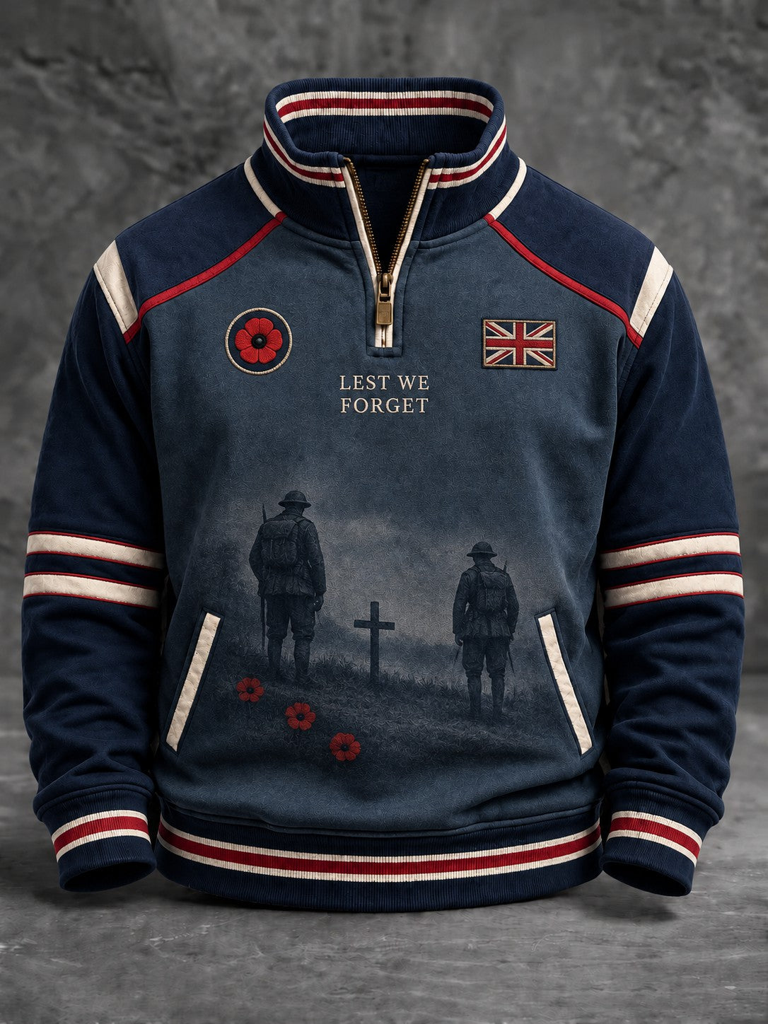 Men's Lest We Forget Printed Sweatshirt