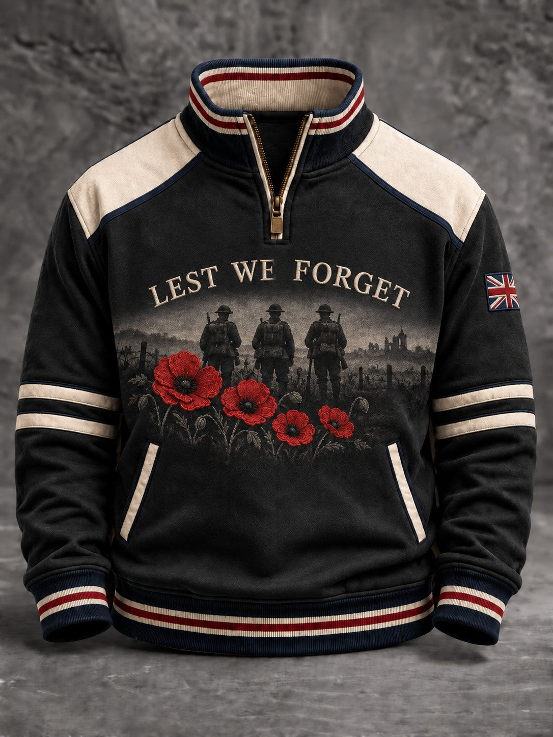 Men's Lest We Forget Printed Sweatshirt