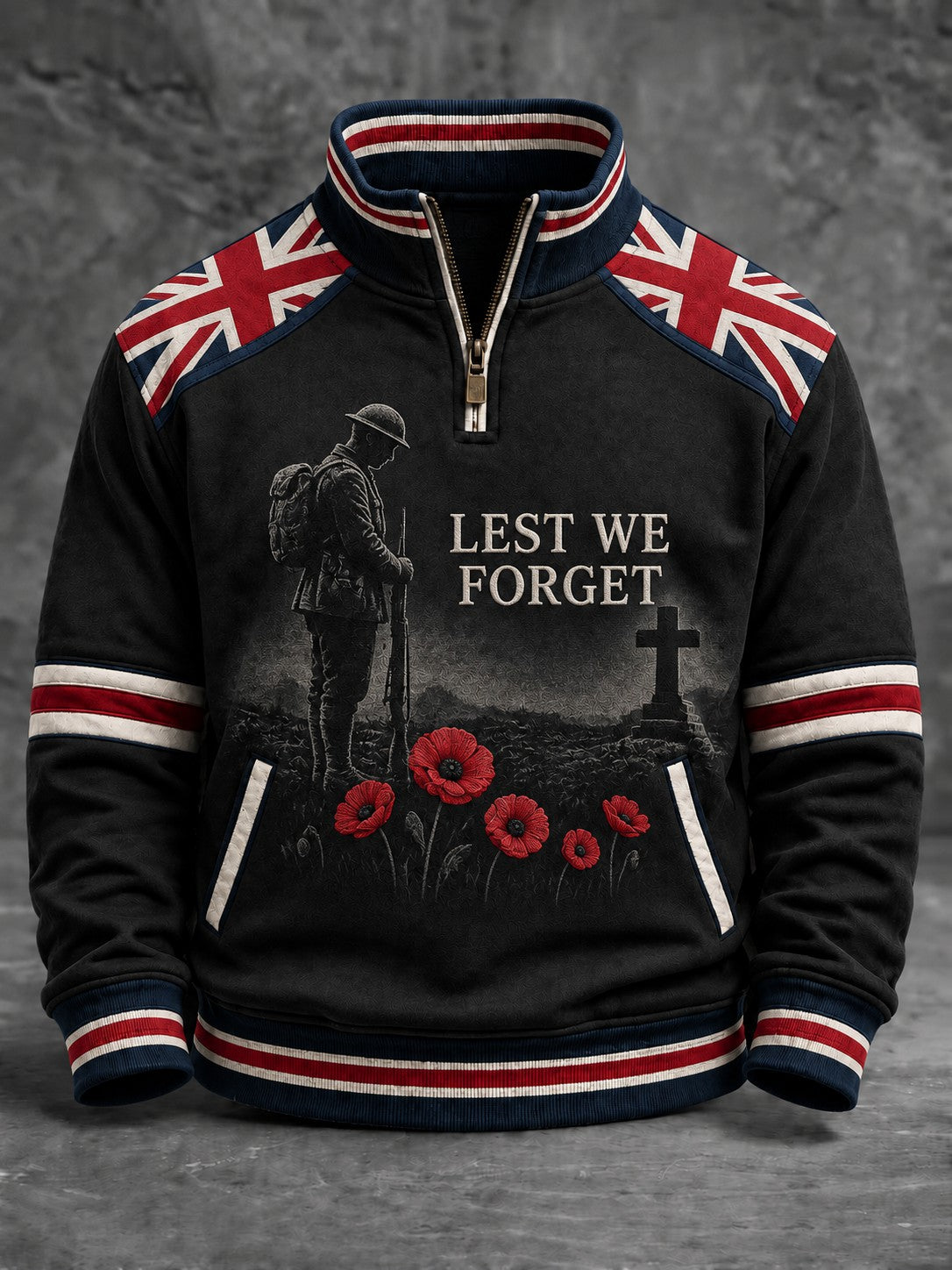 Men's Lest We Forget Printed Sweatshirt