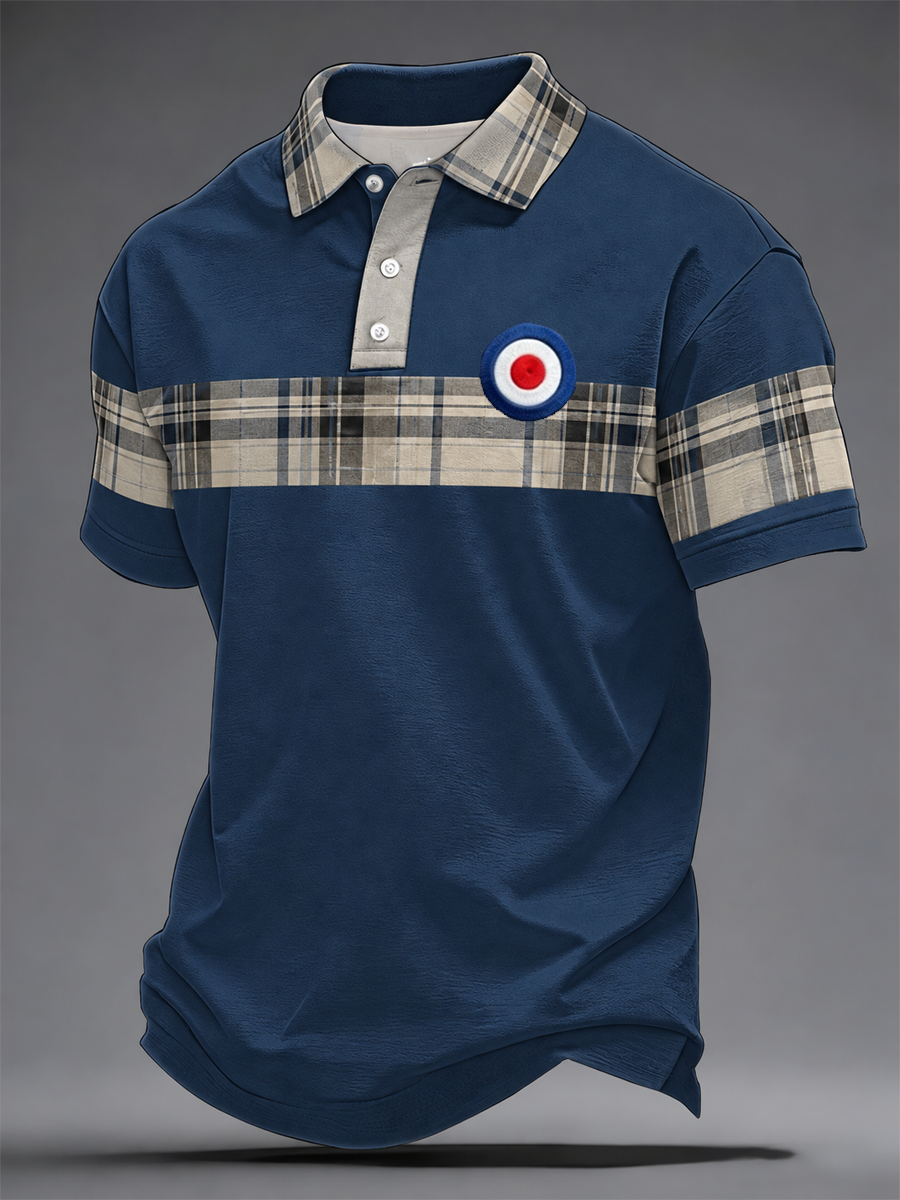 Men's UK Music Lover Mods Culture Printed polo shirt