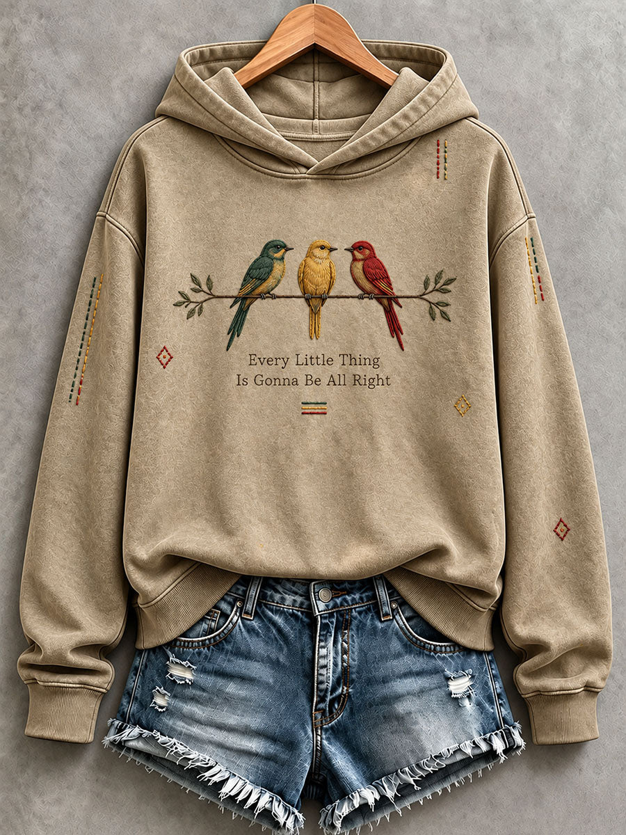 Women's Every Little Thing Is Gonna Be All Right Hoodie