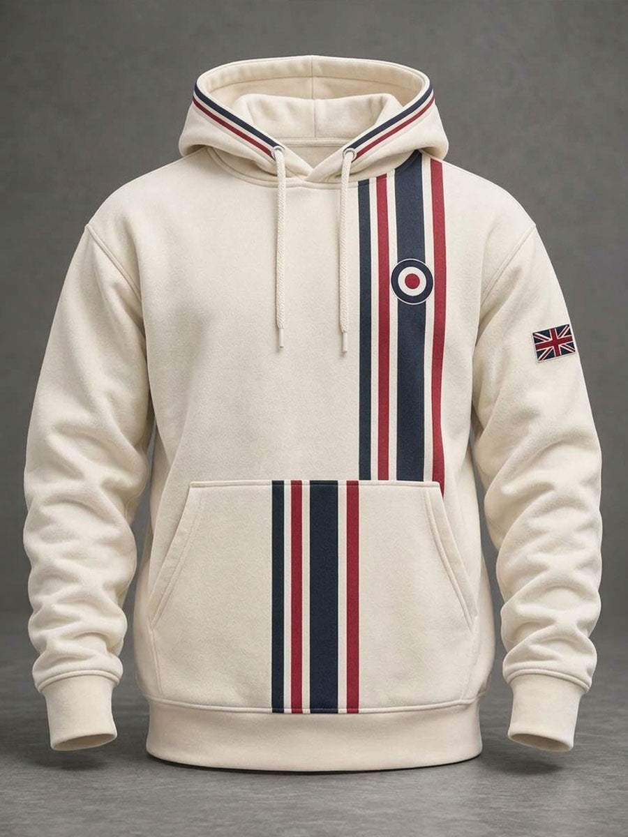Men's UK Music Lover Mods Art Printed Hoodie