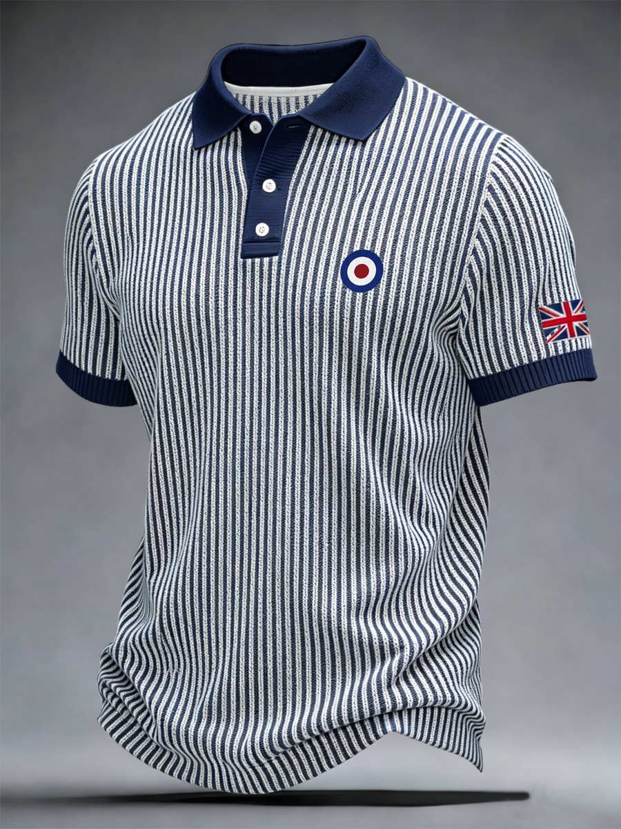 Men's UK Music Lover Mods Culture Printed polo shirt
