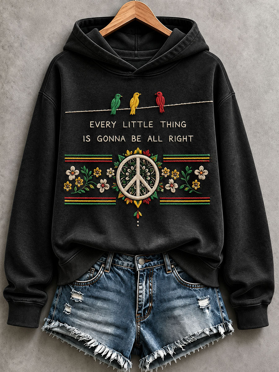 Women's Every Little Thing Is Gonna Be All Right Hoodie