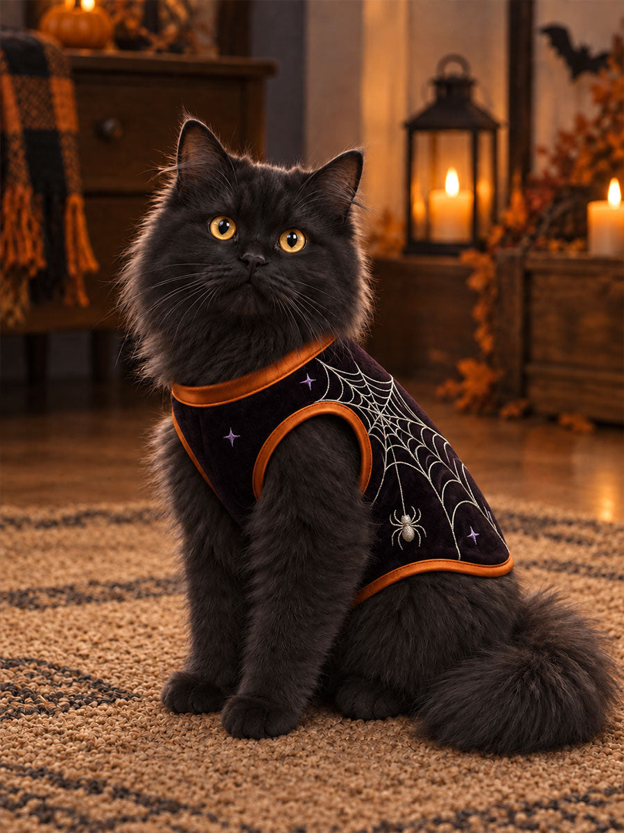 Halloween Cat Vests